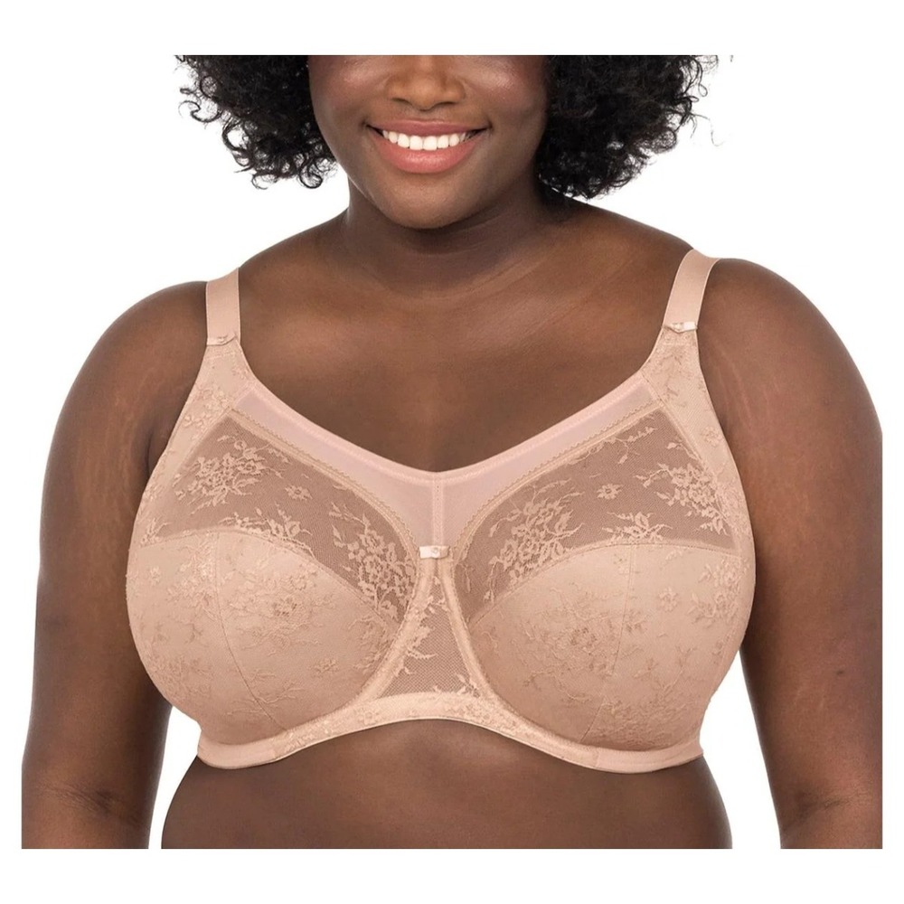 NWT $58 Goddess [ 44I US‎ ] Verity Wireless Full Cup Soft Bra - Fawn Nude T2138